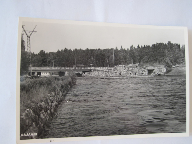 VANHA Postikortti Kajaani 1950-l Alkup.Mallikappale