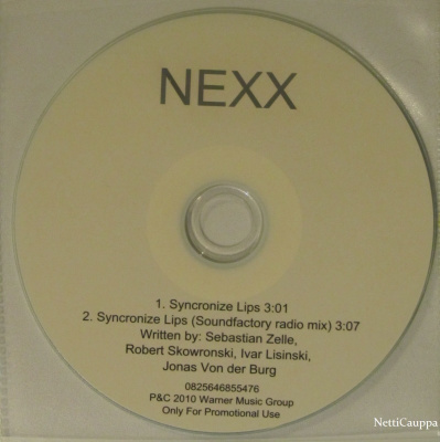 NEXX • Synchronize Lips PROMO CDr-Single