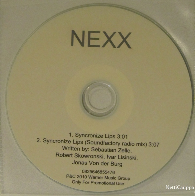 NEXX • Synchronize Lips PROMO CDr-Single