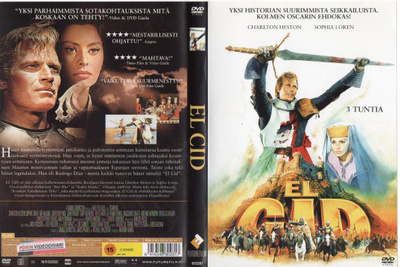 El Cid	(1 965)	K	-FI-	DVD	suomik.		charlton heston	1961	2h 5