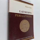Paavo Siro : Lauseopin periaatteita : kaksitoista artikkelia - pikkukuva 1
