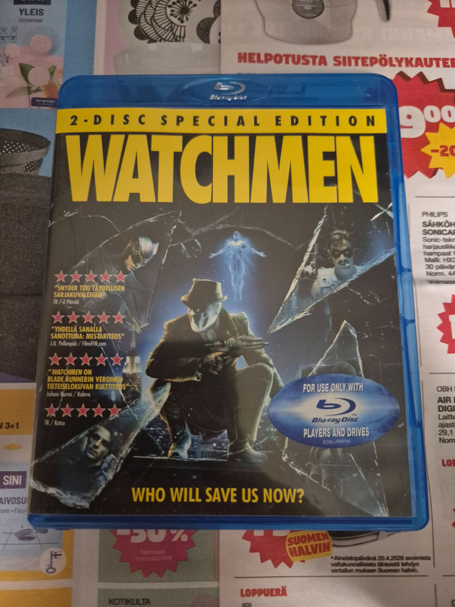 Watchmen Suomi Blu-ray