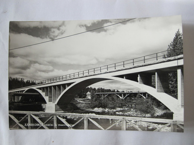 Kortti Äänekoski Rautatie Silta 1950-l Alkup.Mallikappale