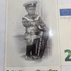 VANHA CDV Valokuva Lapsi UPEA Asu Lakki Hämeenlinna 1900-l - pikkukuva 1