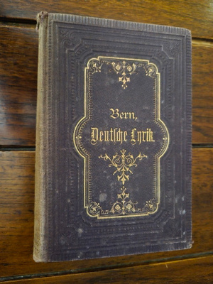 Bern: Deutsche Lyrik (v. 1880)
