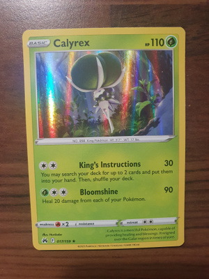Pokemon Calyrex 017/159 Holo rare
