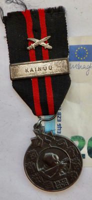 VANHA Talvisodan Muistomitali Solki Kainuu + Miekat