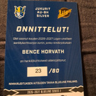 26-27 blueline Silver signature: Bence Horvath 23/80 - pikkukuva 2