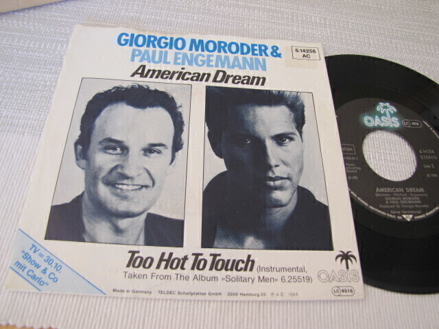 Giorgio Moroder American Dream 7 45 Saksa 1984