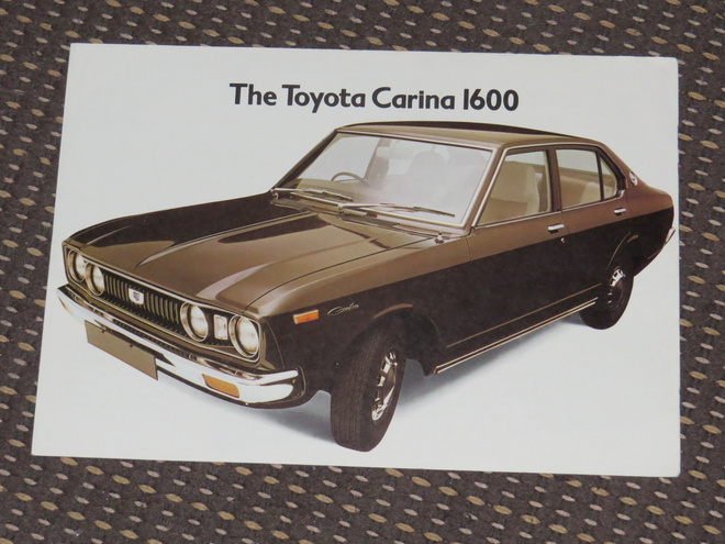 1974 Toyota Carina esite - KUIN UUSI