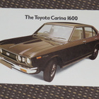 1974 Toyota Carina esite - KUIN UUSI - pikkukuva 1