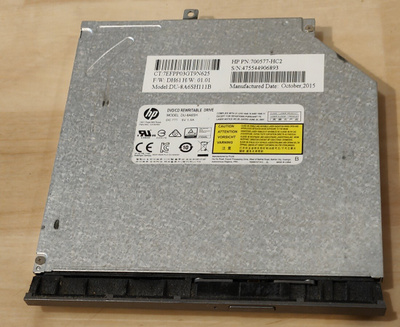 HP DVD/CD -polttava asema (DU-8A5SH11B, Slim SATA)