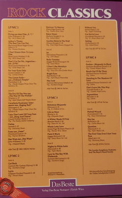 C-kasetit 4kpl: Rock Classics. The London Symphony Orchestra