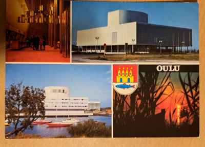 Oulu, Oulun kaupunginteatteri, monikuva, kulkenut 1977