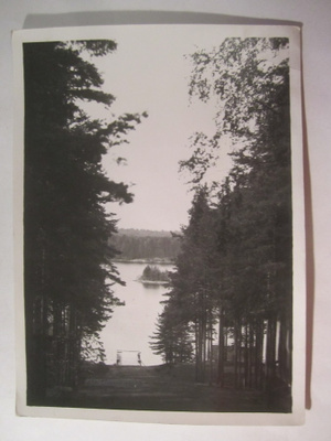 VANHA Valokuva Punkaharju 1930-l Kortin Alkup.Mallikappale