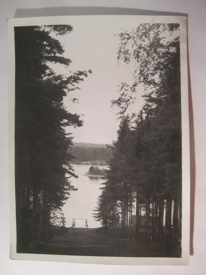 VANHA Valokuva Punkaharju 1930-l Kortin Alkup.Mallikappale