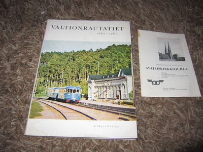 K.J. Immonen: Valtionrautatiet 1862-1962 (1 p.+ VR AVAJAISKI