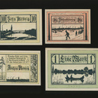 Saksa Notgeld 10, 25, 50 Pfg, 1 Mark, Jessnitz 1921 - pikkukuva 1