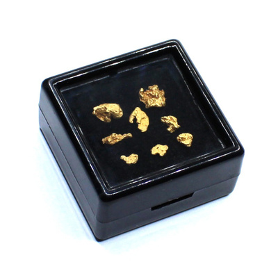 Lemmenjoki kultahippuja 5.27 ct Au n. 95% kulta 8 kpl