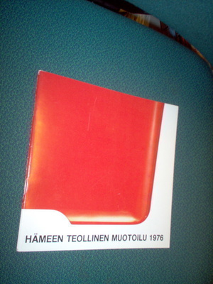 HÄMEEN TEOLLINEN MUOTOILU 1976 näyt.luettelo (Sis.postikulu)