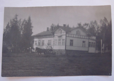 VANHA Valokuva Nurmijärvi Kirkonkylä 1920-l Postikorttikoko