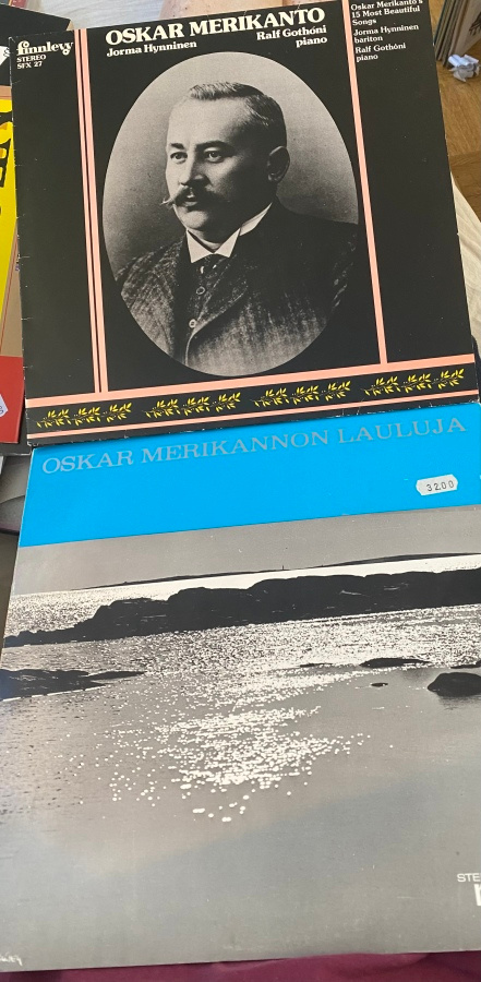 Oskar Merikanto x 2 LP Jorma Hynninen, Gothoni, Kuusisto
