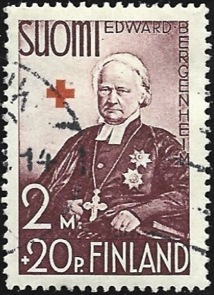 1938 Punainen Risti  E. Bergenheim  2+20 leimattu LaPe 206