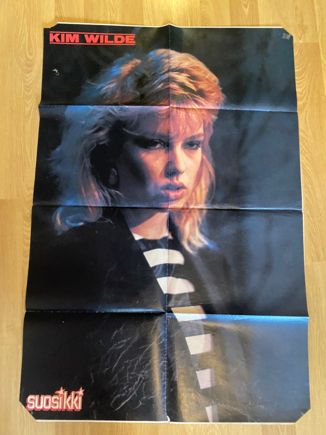 Kim Wilde juliste ja keräilykuva 