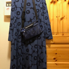 Marimekko Neat Crossbody laukku, sininen, uusi - pikkukuva 2