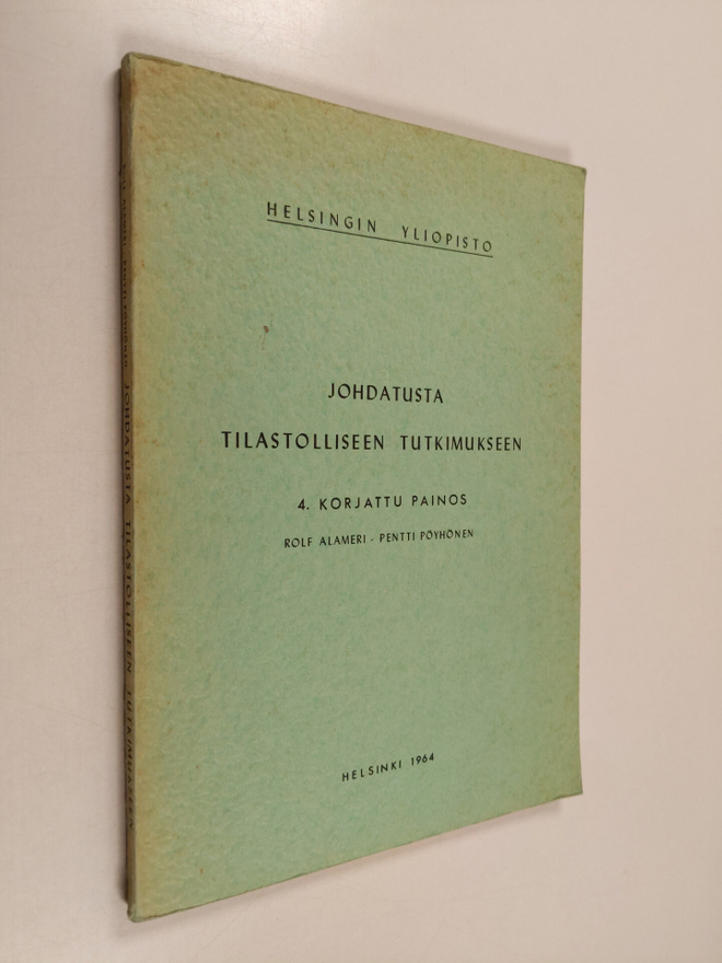 Rolf Alameri : Johdatusta tilastolliseen tutkimukseen