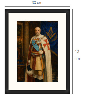 Uusi Vapaamuurari art print kehystetty 30 cm x 40 cm