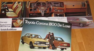 1974 Toyota Corona 1800 esite - VALTAVA - suom