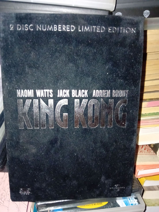 2 DVD KING KONG NUMBERED LIMITED EDITION  ( SIS POSTIKULU )