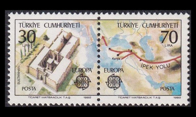 Turkki 2600-1p ** Europa pari (1982)