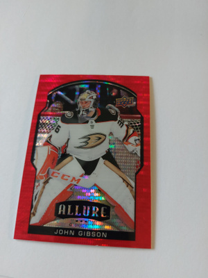 2020-21 Upper Deck Allure Red Rainbow #18 John Gibson