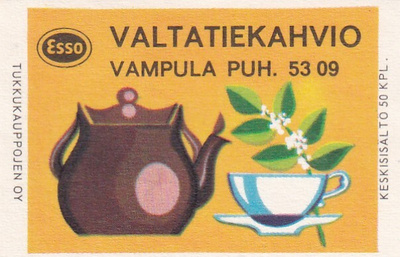 Vampula. Valtatiekahvio, ESSO,  s108