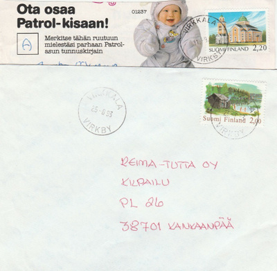 Postileima, VIRKKALA--VIRKBY, 2 erilaista leimaa