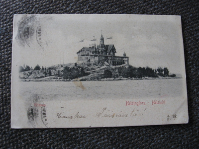 Helsinki Klippan. V. 1902 kulkenut kortti