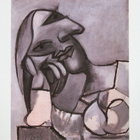 PABLO PICASSO "SEATED WOMAN ..."-LITOGRAFI - LIMITED EDITION - pikkukuva 2