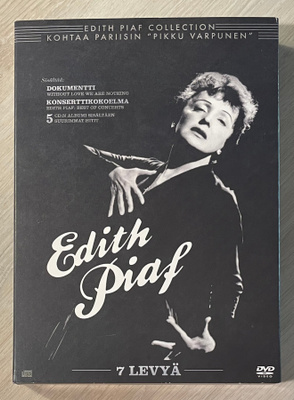 Edith Piaf -kokoelma (2DVD + 5CD) uusi ja muoveissa