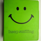Keep Smiling retro kansio vihreä - pikkukuva 1