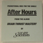 We Are Scientists • After Hours PROMO CD-Single - pikkukuva 1