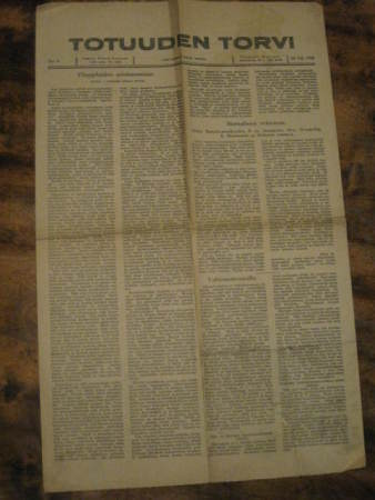 Sanomalehti: Totuuden Torvi 30.12.1928