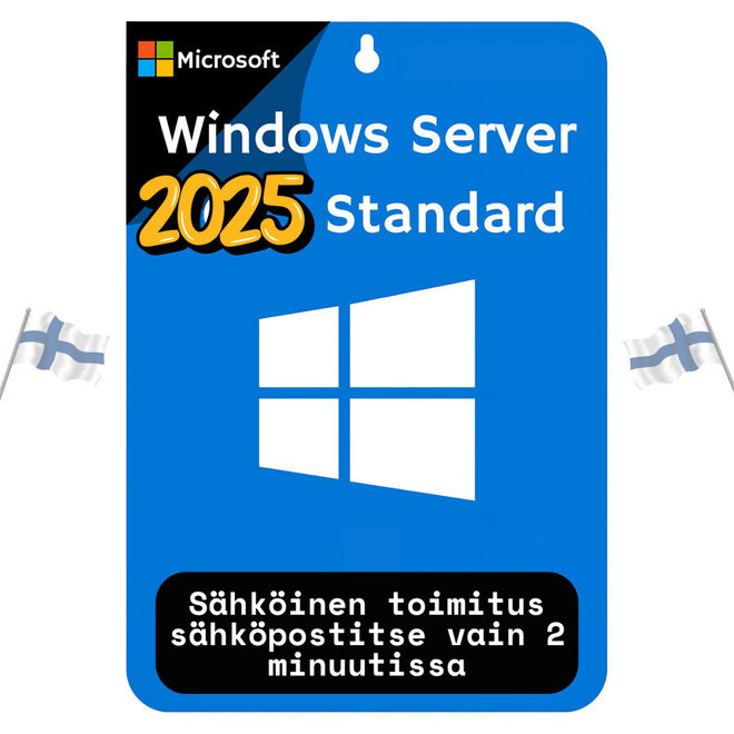 Windows Server 2025 Standard | Aktivointiavain