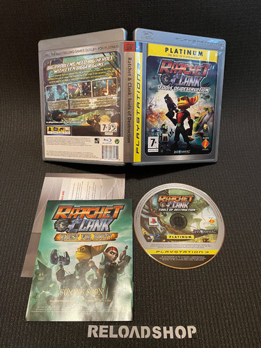 Ratchet & Clank Tools of Destruction Platinum PS3 - CiB