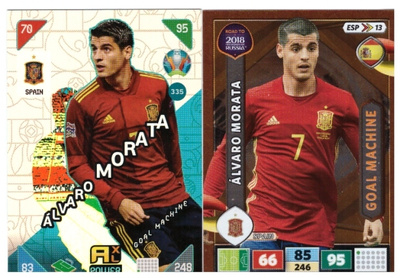2 x ALVARO MORATA Espanja, Jalkapallo