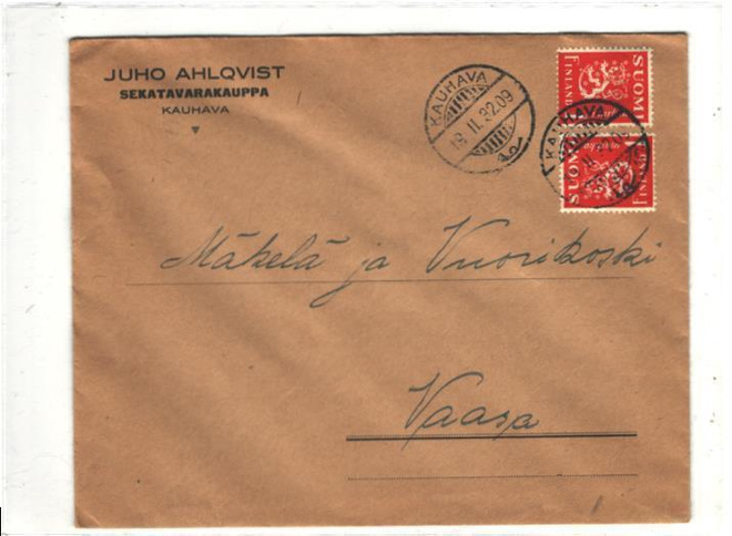 FIRMAKUORI KAUHAVA SEKATAVARAKAUPPA