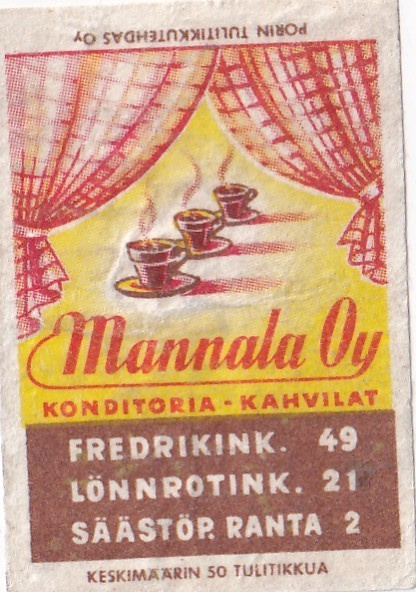 Helsinki, Mannala Oy, Fredrikink. 49, Lönnrotink. 21  4/12