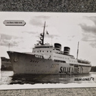 Silja Line Bore höyrylaivan laminoitu kuva 30 x 40 cm - pikkukuva 1