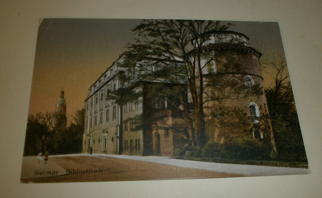 Weimar, Kirjasto, vanha väripk, ei p.